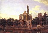 Jan van der Heyden View of the Westerkerk, Amsterdam painting